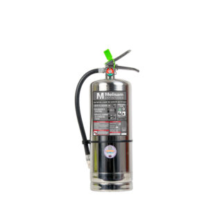 6 LTS. EXTINTOR MANUAL EN ACERO INOXIDABLE PARA COCINA "AK"