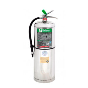 Extintor manual 10 Lts agua acero inoxidable A
