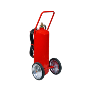 70 KG. EXTINTOR RODANTE C/ MANGA  "BC" A BASE DE POLVO PURPURA K DEM