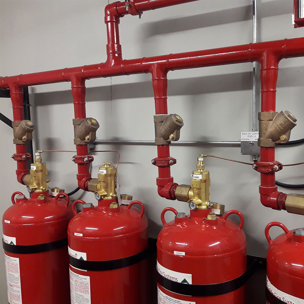 central de carga y mantenimiento para sistemas de gases limpios