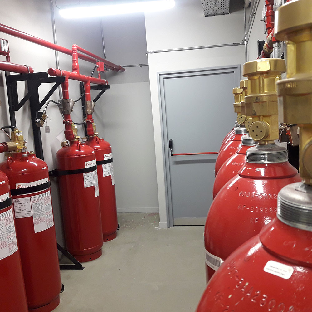 central de carga y mantenimiento para sistemas de gases limpios