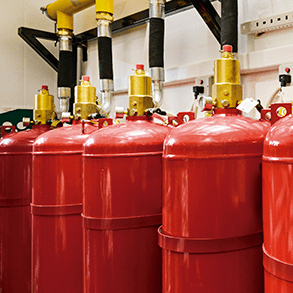 extinción de incendios por gases