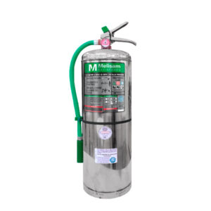 matafuegos Extintor Manual HCFC 123 ABC 10kg Acero inoxidable