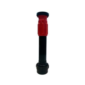 LANZA PLASTICA CON BOQUILLA REGULABLE (NIEBLA/PLENO) 1 3/4"
